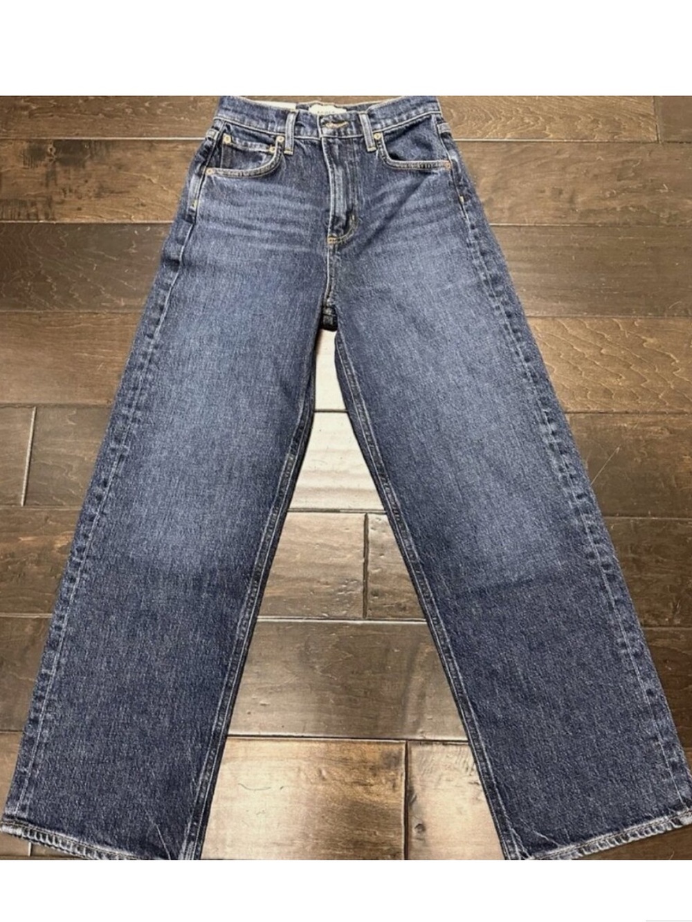 NWT Agolde Ren High-Rise Wide Leg Jeans size 23